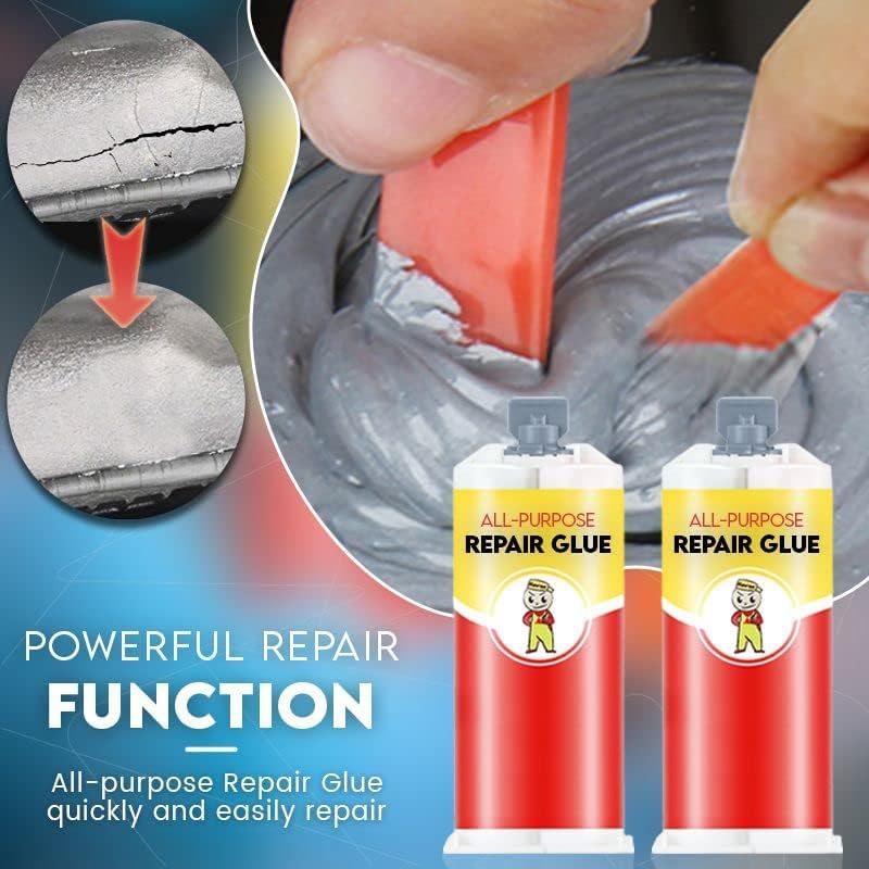 "All-Purpose Repair Glue Casting Repair Glue for Metal, AB Glue Waterproof Sealant, Metal Repair Paste Magic Welding Glue, High Temperature Resistant Welding Filler Repair Gel (3) "_2_image