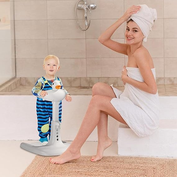 Calyrex Adjustable Baby Shower Stand, Baby Bath Stand with Adjustable Height, Safety Handle & Non-Slip Base, Foldable Compact Bathtub for Babies 6-36 Months_3_image