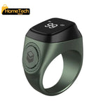 2025 Digital Zikr Ring Counter Tasbeeh | Iqibla Smart Digital Ring for Muslims | Rechargeable Metal & Plastic Digital Tasbeeh Ring | Flash Sale Discount | Waterproof Zikr Ring for Daily Use_2_image