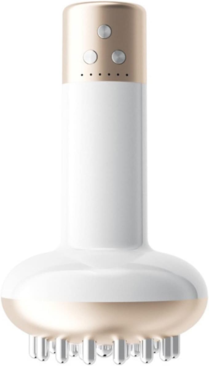 DENZED Meridian massage, intelligent, electric, full-body massage, anti-cellulite, EMS, red light therapy, drageing, brush, vibration, body, slimming effect, white [Energy class A]_2_image