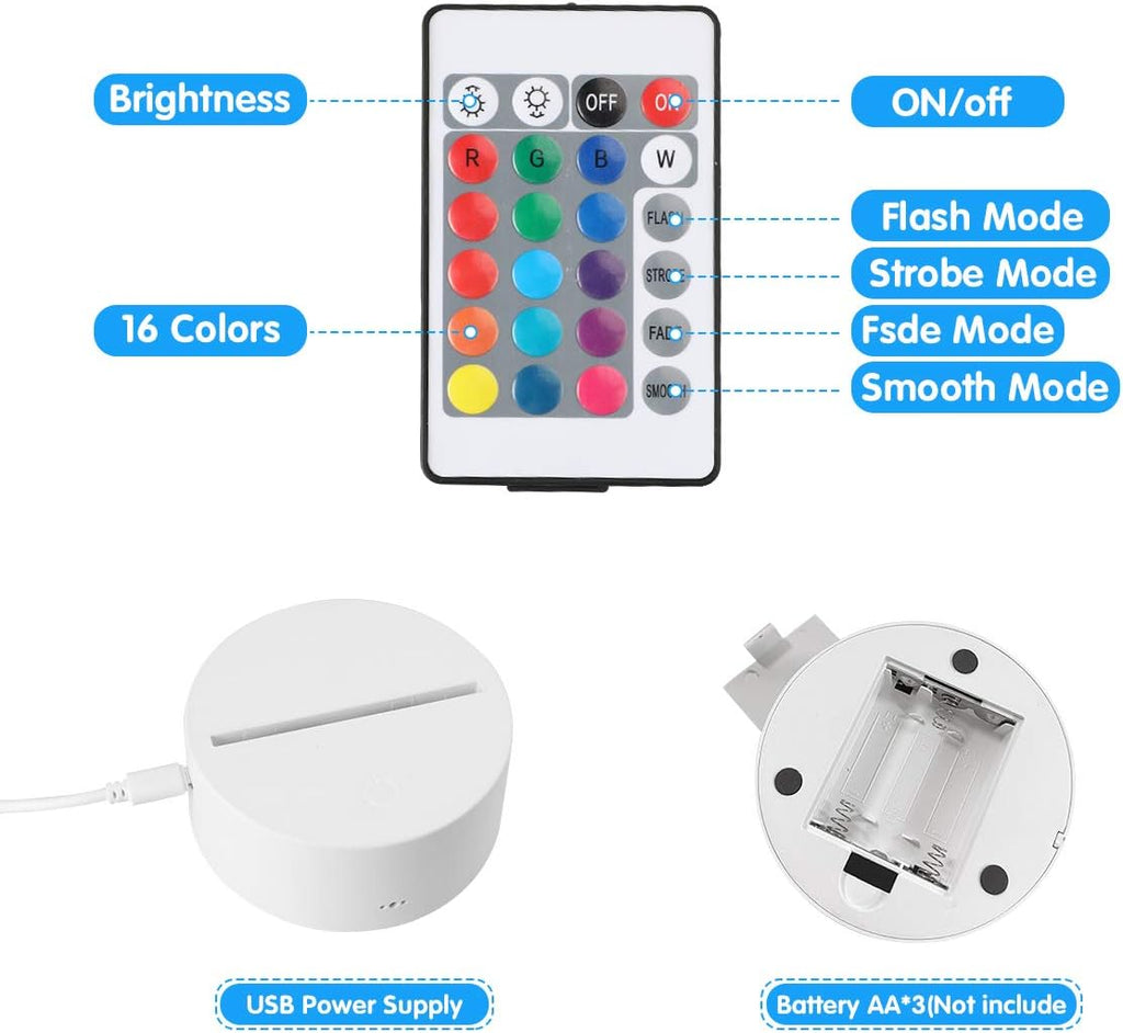 Among Us Night Light Among Us Table Lamp,LED Light,Night Lights 3D Illusion Desktop Lamp,USB Powered Led Lights,Bedroom Decoration Lamp for Kids Gift Graduation Gift Birthday Gift_4_image