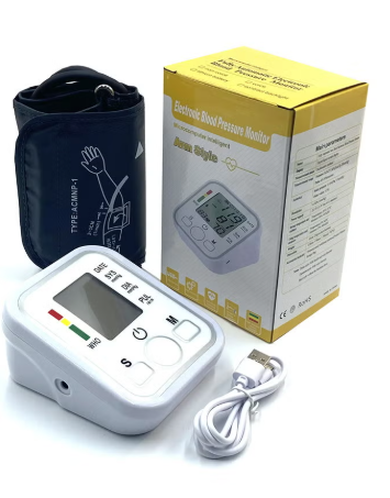 Automatic Digital Arm Blood Pressure Monitor with Large Display, Intelligent Microcomputing, and One-Touch Operation for Accurate Home Health Monitoring_2_image