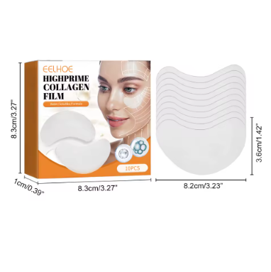 "EELHOE Collagen Eye Mask Patches Hydrating & Lifting Firming Under Eye Pads Reusable Gel Eye Mask for Dark Circles & Puffiness "_7_image