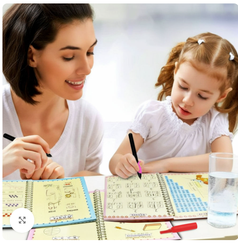 Sank Magic Book Writing Practice Copybook For Kids – Arabic – 4 Pcs_1_image