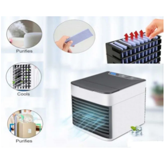 Arctic Air Cooler Portable Mini Air Cooler Mobile Air Conditioner Arctic Air Air Conditioner Evaporative Cooler Portable Air Conditioner with Water Cooling Humidifier and Air Purifier Portable table_3_image