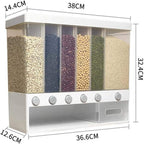20kg Airtight Food Storage Container Grain Storage Box For Flour, Cereal, Spaghetti, Pasta & More._6_image