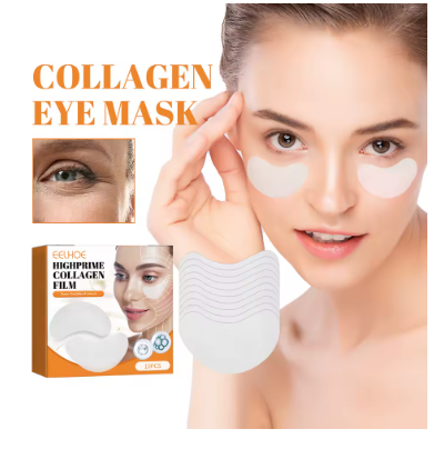 "EELHOE Collagen Eye Mask Patches Hydrating & Lifting Firming Under Eye Pads Reusable Gel Eye Mask for Dark Circles & Puffiness "_1_image