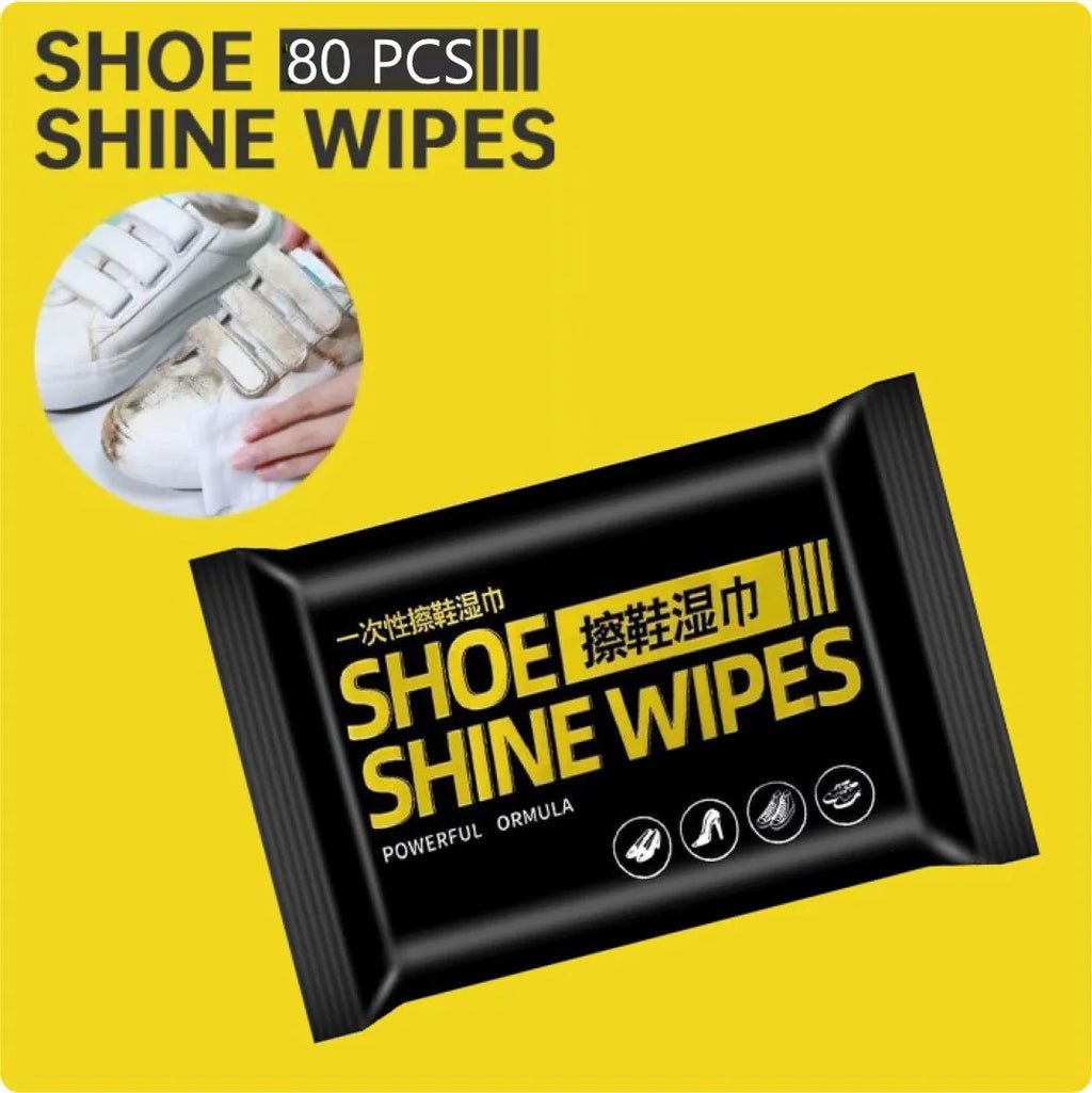 80 Pcs pack shoe cleaning pads wet wipes remove dirt Deep cleaning Shoe wipes_0_image