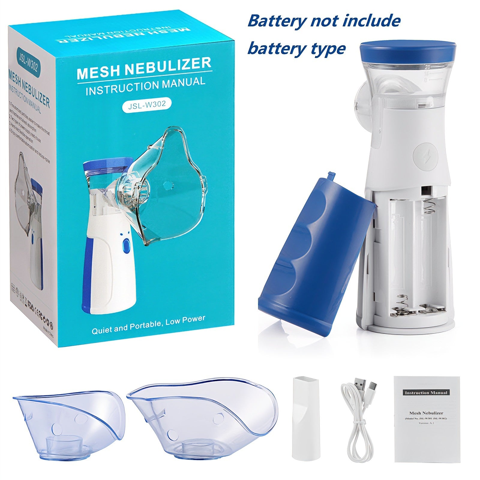 Mesh Nebulizer | Portable Nebulizer | Handheld | JSL-W302_3_image