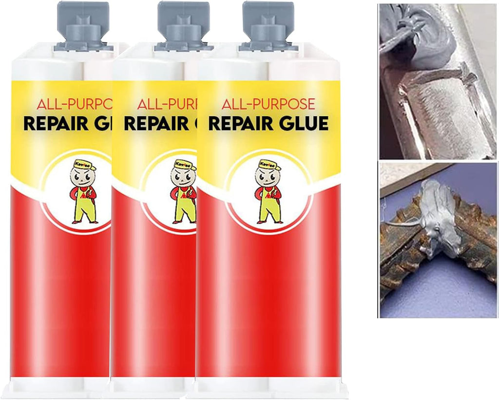 "All-Purpose Repair Glue Casting Repair Glue for Metal, AB Glue Waterproof Sealant, Metal Repair Paste Magic Welding Glue, High Temperature Resistant Welding Filler Repair Gel (3) "_0_image
