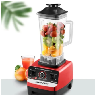 Original Silver Crest Blender Machine 2 in 1 - Heavy Duty 4500 Watts Motor - Big Size 2.0L Unbreakable Jug - Lifetime Useable Blender_4_image