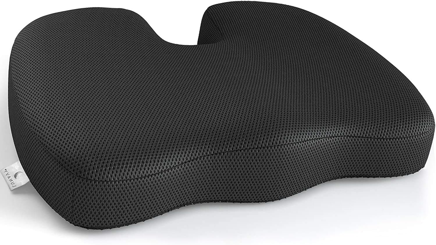 LUNAVY Memory Foam Seat Cushion for Office Chairs - Ergonomic Desk Chair Cushion for Car Seat Driver - Comfort Computer Chair Cushion - Sciatica Pillow for Sitting_0_image