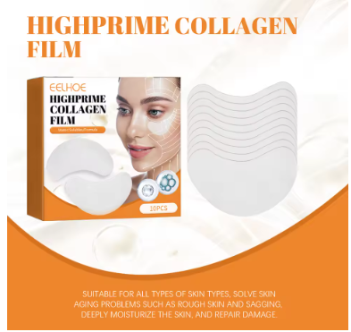 "EELHOE Collagen Eye Mask Patches Hydrating & Lifting Firming Under Eye Pads Reusable Gel Eye Mask for Dark Circles & Puffiness "_5_image