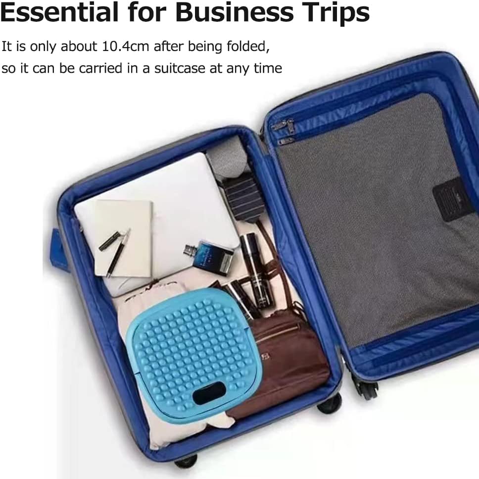 HELEMIY Washing Machine Small Household Folding Portable Automatic Ultra Forward and Reverse Pulsator Elution Dual Purpose Imitation Hand Wash with Drain Hole Fruit Washing Machine_3_image