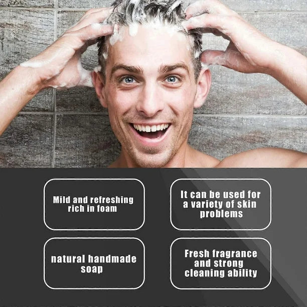 "Handmade soap with shaofei cologne fragrance for men 60g Boxed "_4_image