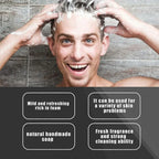 "Handmade soap with shaofei cologne fragrance for men 60g Boxed "_4_image