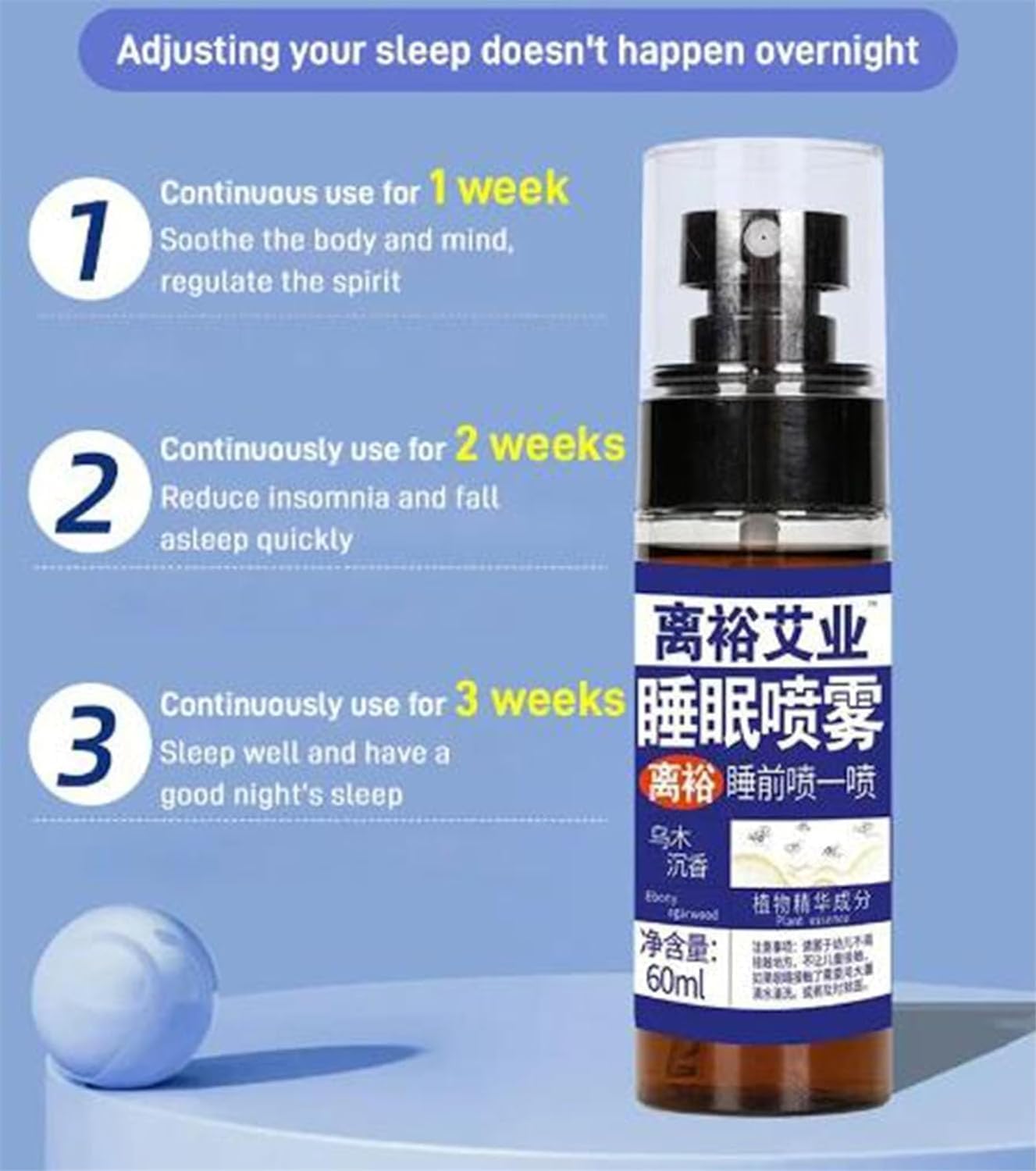 Wu Mu Chen Xiang Sleep Mist, Ebony Agarwood Sleep Spray, Wu Mu Chen Xiang Sleep Spray, Oud Agarwood Sleep Spray (1PC)_0_image