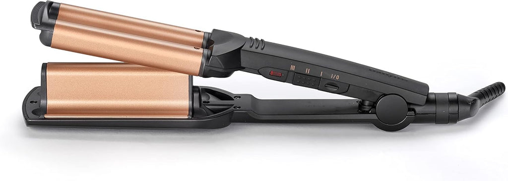 BaByliss Deep Waves Styler, Swivel Cord For Ease Of Use, Floating Plates For Even Heat Distribution, Long-lasting Styling Results & Ceramic Heating Technology, W2447SDE_6_image
