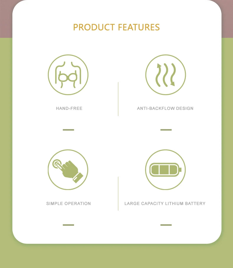 New Upgrades Wearable Breast Pump Hands Free Electric Portable Wearable Breast Pumps BPA-free Breastfeeding Milk Collector_3_image