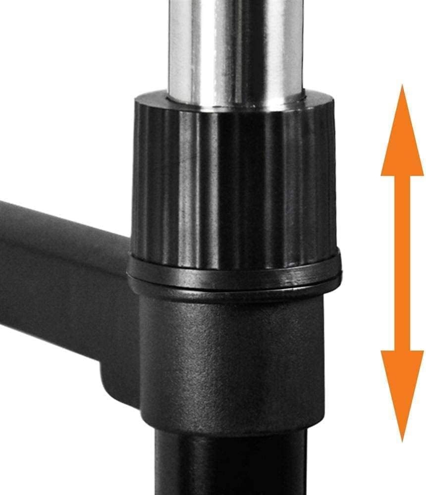 Double Rail Garment Rack, Adjustable Metal Coat Hanger Storage Unit with Wheels and Bottom Shelf, Mobile Clothing Display Organiser Stand for Home Shop Bedroom (Double Rail)_3_image