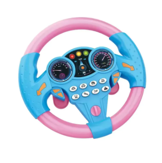 Early Education Multifunctional Simulation Car Driving Steering Wheel Toy For Kids_4_image