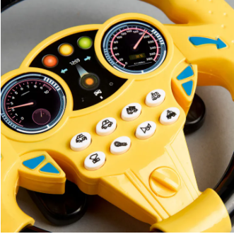 Early Education Multifunctional Simulation Car Driving Steering Wheel Toy For Kids_3_image