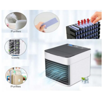 Arctic Air Cooler Portable Mini Air Cooler Mobile Air Conditioner Arctic Air Air Conditioner Evaporative Cooler Portable Air Conditioner with Water Cooling Humidifier and Air Purifier Portable table_2_image