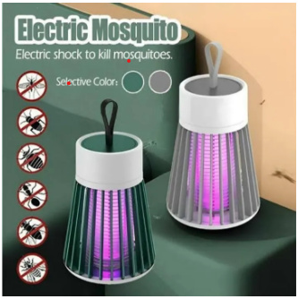 USB Powered Electric Photocatalytic Anti Mosquito Killer Lamp UV Photocatalyst Bug Insect Trap Light Pest Control - Mosquito Killer - White_2_image