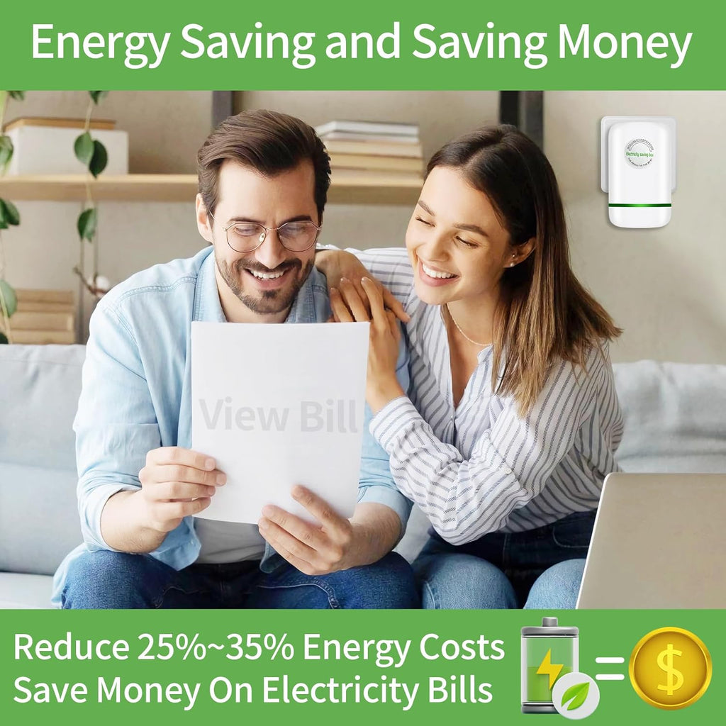 Power Saver Pro, Stop Watt Energy Saving Device, 4 Pack Electricity Saving Box, Intelligent Pro Power Electric Saver, Plug in Energy Saver Power Strips for Household Office, US Plug 90V-250V 30KW_2_image