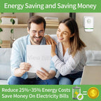 Power Saver Pro, Stop Watt Energy Saving Device, 4 Pack Electricity Saving Box, Intelligent Pro Power Electric Saver, Plug in Energy Saver Power Strips for Household Office, US Plug 90V-250V 30KW_2_image