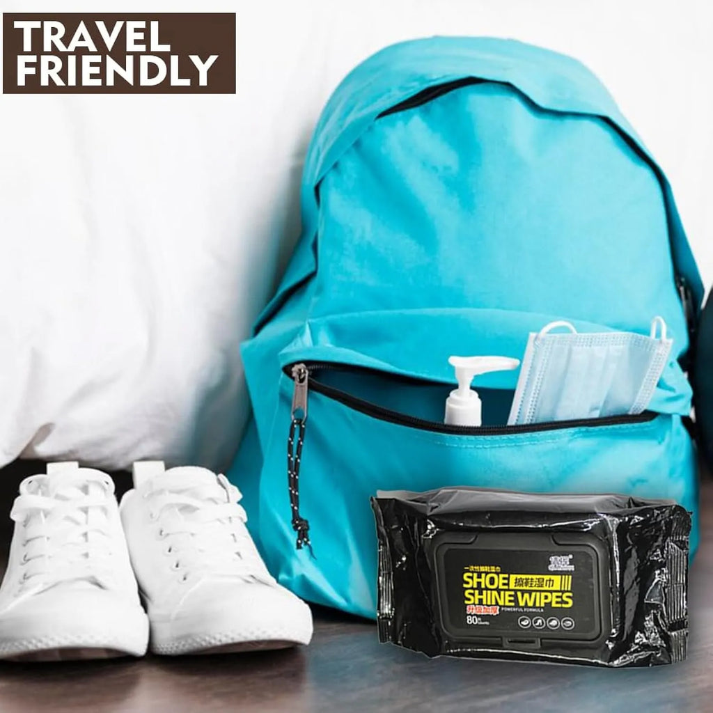 80 Pcs pack shoe cleaning pads wet wipes remove dirt Deep cleaning Shoe wipes_3_image