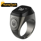 2025 Digital Zikr Ring Counter Tasbeeh | Iqibla Smart Digital Ring for Muslims | Rechargeable Metal & Plastic Digital Tasbeeh Ring | Flash Sale Discount | Waterproof Zikr Ring for Daily Use_0_image
