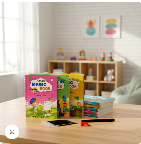 Sank Magic Book Writing Practice Copybook For Kids – Arabic – 4 Pcs_2_image