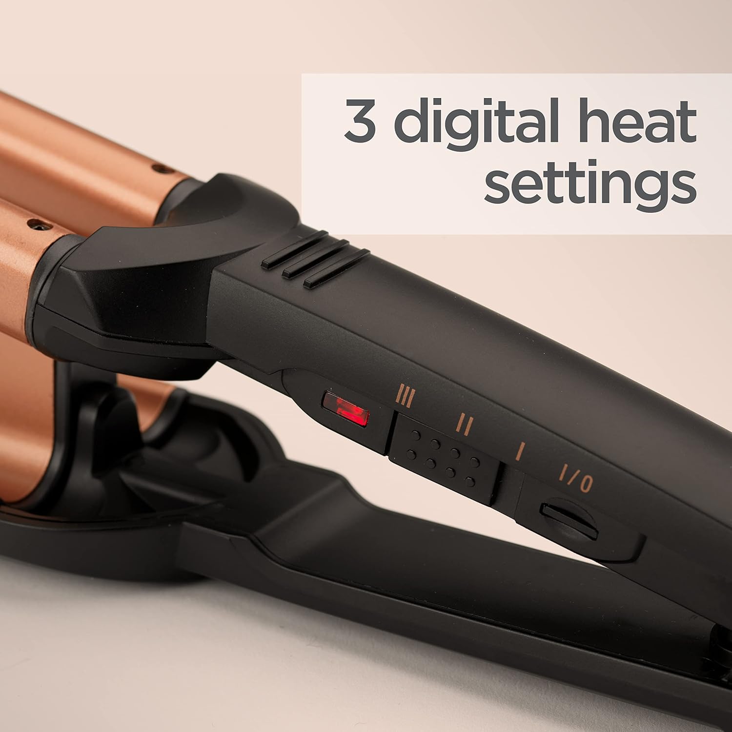 BaByliss Deep Waves Styler, Swivel Cord For Ease Of Use, Floating Plates For Even Heat Distribution, Long-lasting Styling Results & Ceramic Heating Technology, W2447SDE_1_image