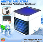 Arctic Air Cooler Portable Mini Air Cooler Mobile Air Conditioner Arctic Air Air Conditioner Evaporative Cooler Portable Air Conditioner with Water Cooling Humidifier and Air Purifier Portable table_6_image