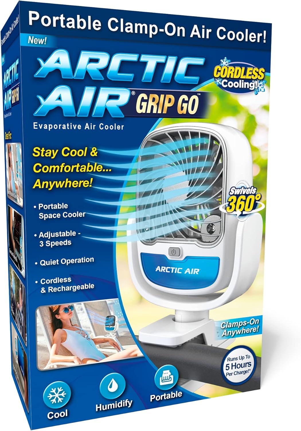Arctic Air Ice Jet Personal Air Cooler & Portable Fan with Hydro-Chill Cooling Technology_0_image