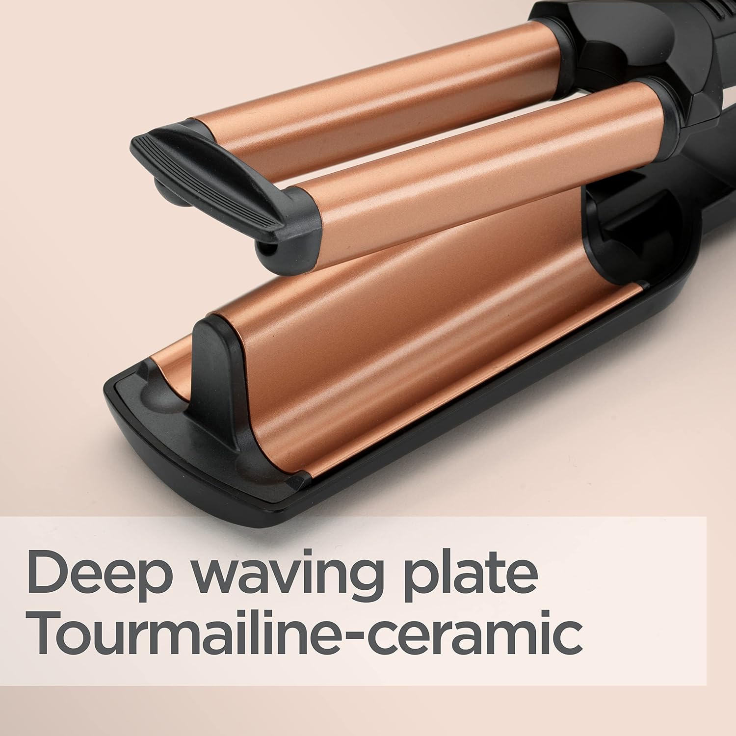 BaByliss Deep Waves Styler, Swivel Cord For Ease Of Use, Floating Plates For Even Heat Distribution, Long-lasting Styling Results & Ceramic Heating Technology, W2447SDE_9_image