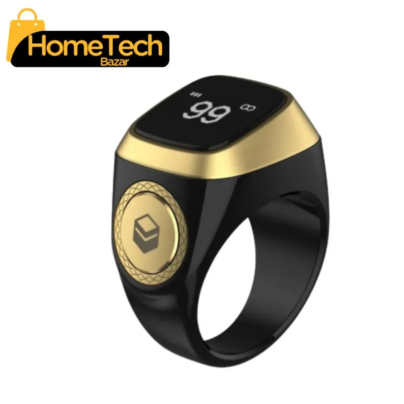 2025 Digital Zikr Ring Counter Tasbeeh | Iqibla Smart Digital Ring for Muslims | Rechargeable Metal & Plastic Digital Tasbeeh Ring | Flash Sale Discount | Waterproof Zikr Ring for Daily Use_1_image