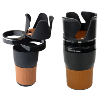 Car Cup Holder, 5 in 1 Multi-Functional Holds Mugs Organizer, Adjustable Car Cup Holder Drink, Phone, Sunglasses Holder Little Stuff Storage Cup Accessories_4_image